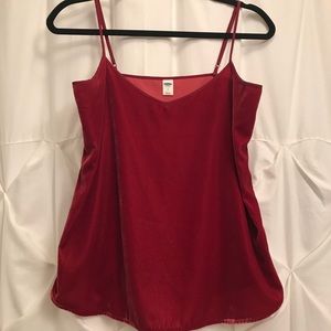 Velvet tanktop